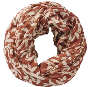 IB Laursen Halstuch Baumwolle kupfer floral